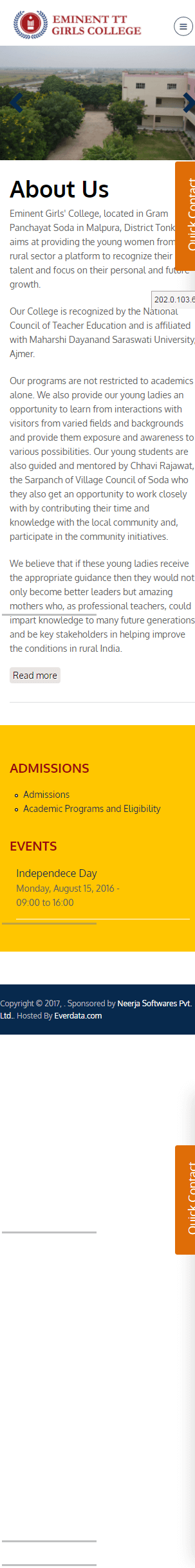 Eminent IT Girls College mobile