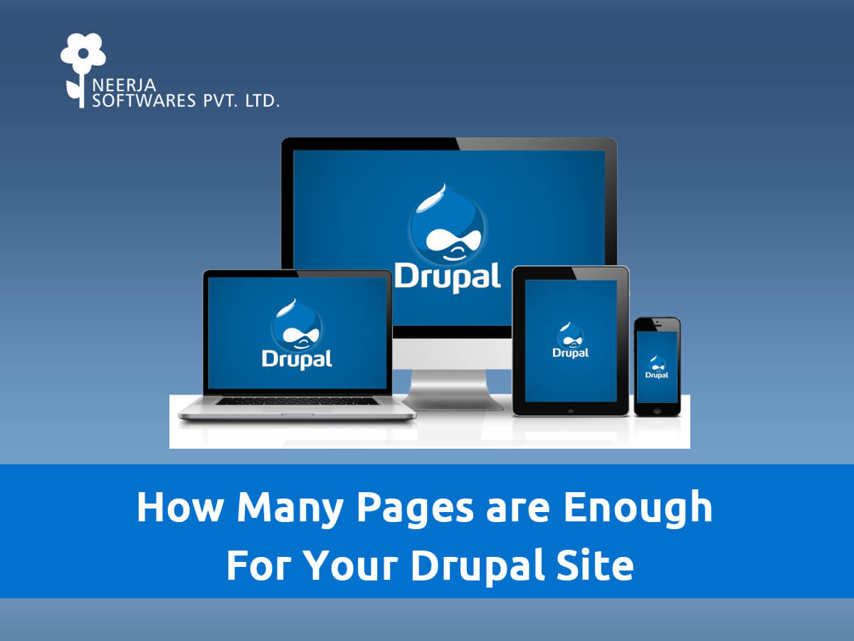 How many pages are enough for your Drupal Site?