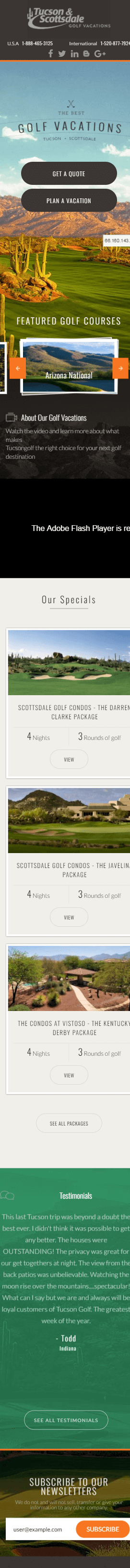 Tucsongolf mobile