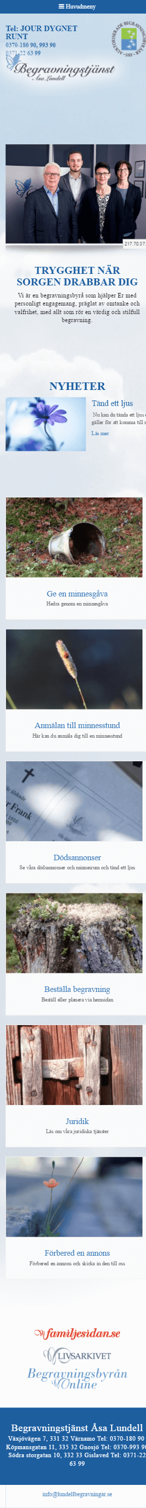 Lundell Begravningar mob