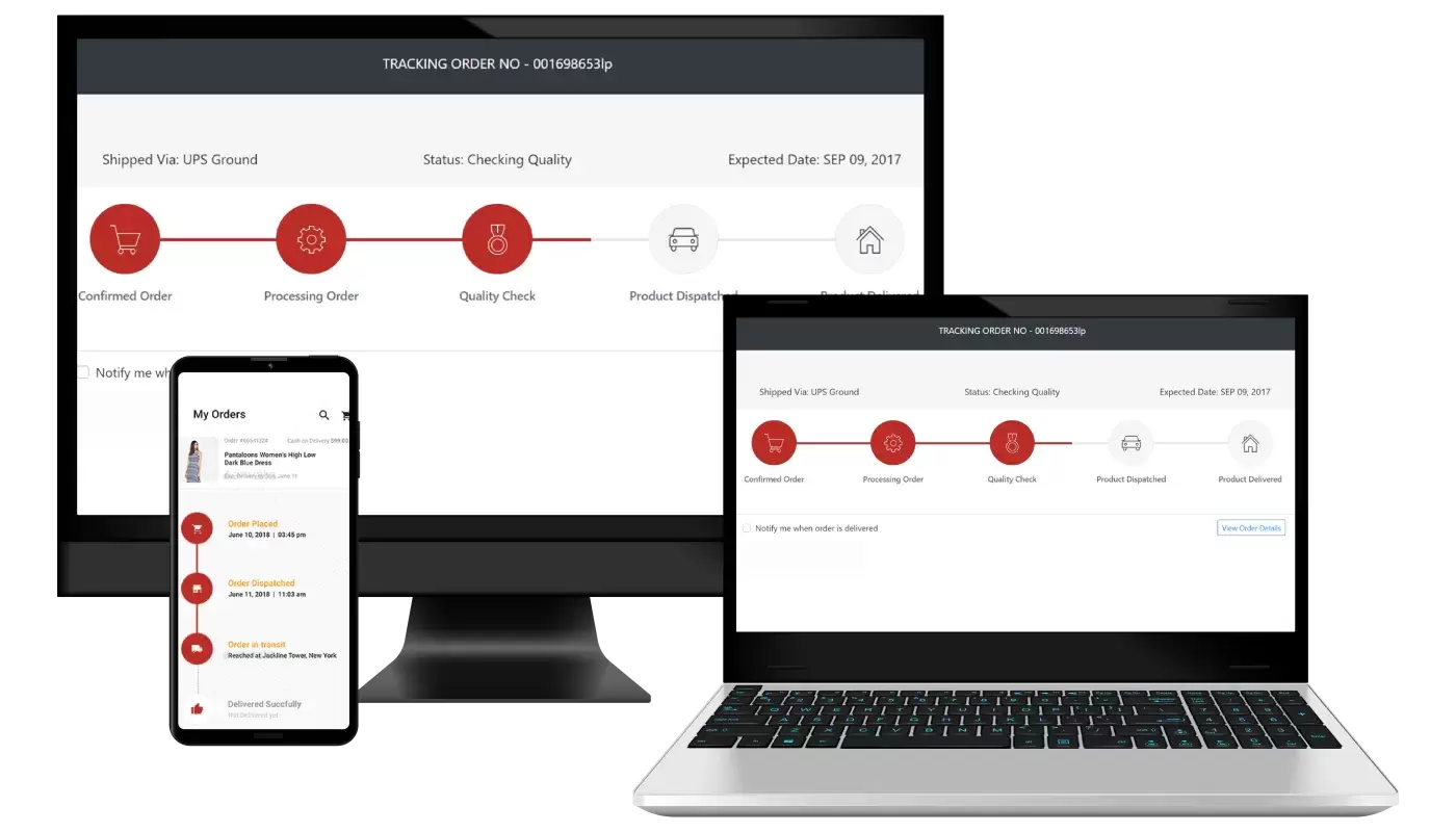 Live Shipment Tracking RJ 